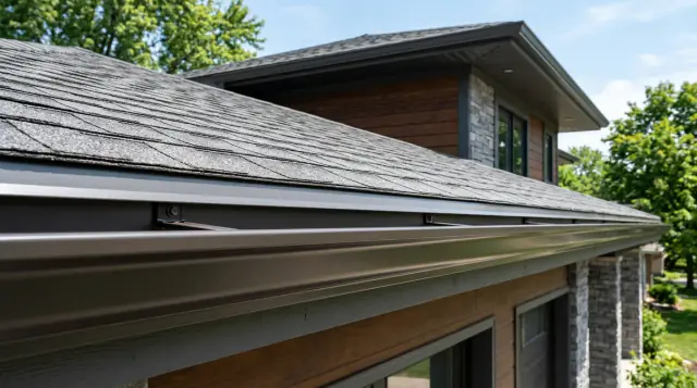 Seamless Aluminum K-Style Gutter Installation with Hidden Hangers - Call Gutter Pros